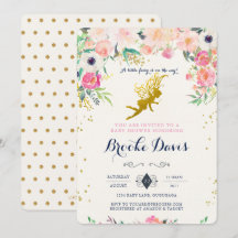 Fairy Baby shower Invitation