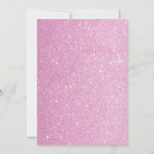 Fairy Baby shower Invitation Kaart (Achterkant)