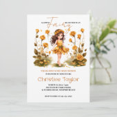 Fairy Baby shower Invitation Kaart (Staand voorkant)