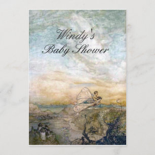 Fairy Baby shower Invite Kaart