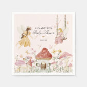 Fairy Baby shower Party Tafel Decor Servet (Voorkant)
