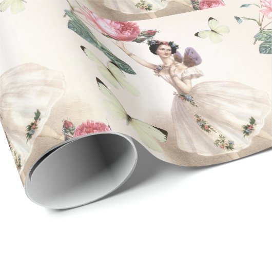 Fairy Ballerina Cadeaupapier (Rol Hoek)