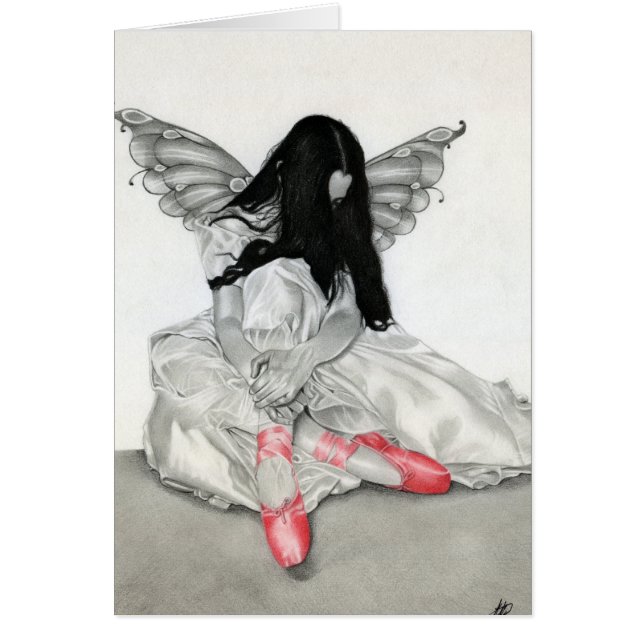 Fairy Ballerina Card (Voorkant)