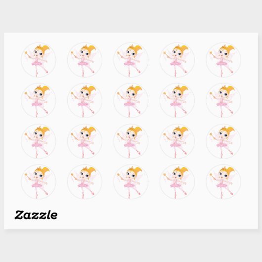 Fairy Ballerina Stickers (Vel)