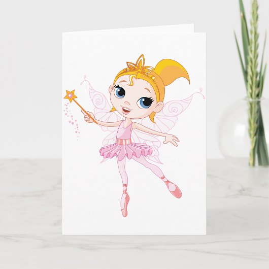 Fairy Ballerina Wenskaarten Kaart