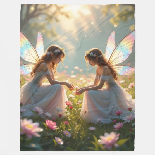 Fairy BBF Fleece Deken Wallpapers Geschenken Kledi (Voorkant)