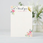 Fairy Bedankt voor je briefkaart (Staand voorkant)