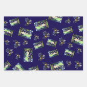 Fairy Bee Kind Maureen Girard Wildflowers Inpakpapier Vel (Voorkant 3)