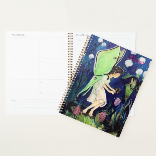 Fairy Bee Wildflowers Maureen Girard Planner (Display)