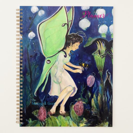 Fairy Bee Wildflowers Maureen Girard Planner (Voorkant)