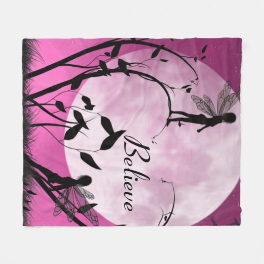Fairy Believe Fleece Blanket (Voorkant (Horizontaal))