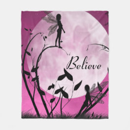 Fairy Believe Fleece Blanket Deken