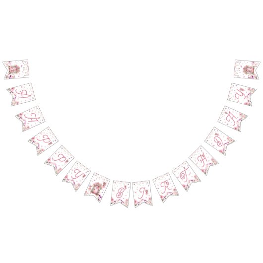 Fairy betoverde bos verjaardagsfeest vlaggetjes (Alle)