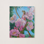 Fairy between the Cherry Blossom Legpuzzel (Verticaal)