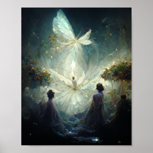 Fairy Birth Fantasy Art Poster (Voorkant)