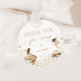 Fairy Birthday Boho Bedankt Bedankjes Labels