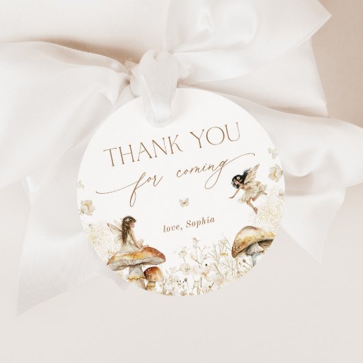 Fairy Birthday Boho Bedankt Bedankjes Labels