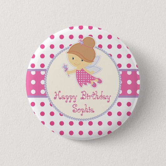 Fairy Birthday Button (Voorkant)