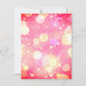 Fairy Birthday Child Girl Invitation Kaart (Achterkant)