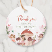 Fairy Birthday Dank u gunst cadeau Labels (Voorkant)
