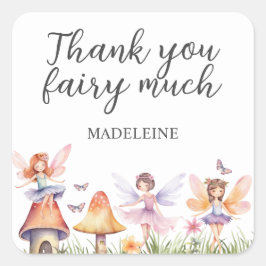 Fairy Birthday Dank u Sticker