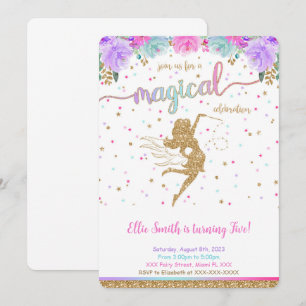 Fairy Birthday Invitation Kaart