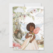 Fairy Birthday Invitation Kaart (Achterkant)