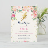 Fairy Birthday Invitation Kaart (Staand voorkant)