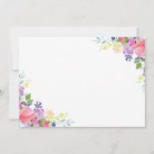 Fairy Birthday Invitation Whimsical Magical Party Kaart (Achterkant)