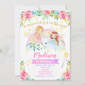 Fairy Birthday Invitation Whimsical Magical Party Kaart (Voorkant)
