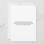 Fairy Birthday Kaart (Achterkant)