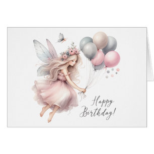 Fairy Birthday Kaart