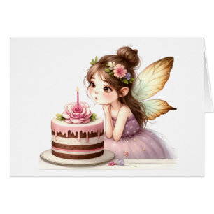 Fairy Birthday Kaart