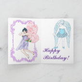 Fairy Birthday Kaart (Binnen)