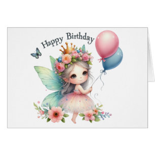 Fairy Birthday Kaart