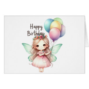 Fairy Birthday Kaart