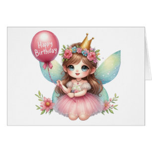 Fairy Birthday Kaart
