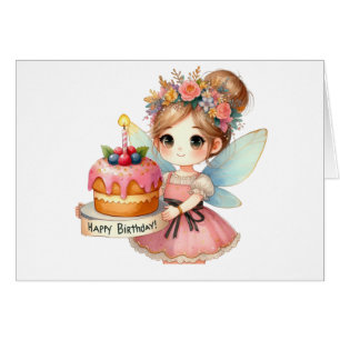 Fairy Birthday Kaart