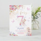 Fairy Birthday Kaart (Staand voorkant)