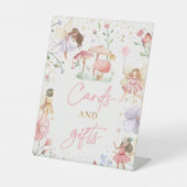 Fairy Birthday-kaartjes en geschenken Reclamebord Met Voetstuk (Voorkant)