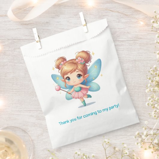 Fairy Birthday Party Bedankzakje (Geknipt)