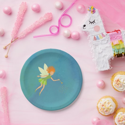 Fairy Birthday Party Borden Papieren Bordje (Feest)