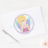 Fairy Birthday Party Cupcake Toppers Stickers (Envelop)