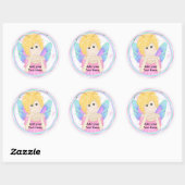 Fairy Birthday Party Cupcake Toppers Stickers (Vel)