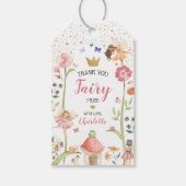 Fairy Birthday Party Favor Gift Labels Cadeaulabel (Voorkant)