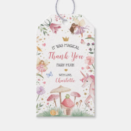 Fairy Birthday Party Favor Gift Tags Cadeaulabel
