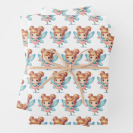 Fairy Birthday Party Inpakpapier Vel