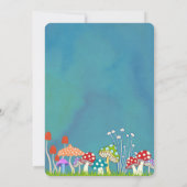 Fairy Birthday Party Invitation Kaart (Achterkant)