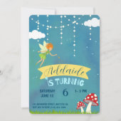Fairy Birthday Party Invitation Kaart (Voorkant)