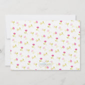 Fairy Birthday Party Invitation Kaart (Achterkant)